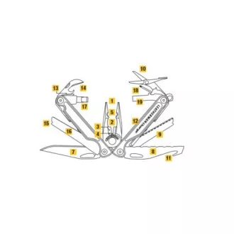 Leatherman Multitool CHARGE TTi PLUS srebrni Leatherman Multitool CHARGE TTi PLUS srebrni