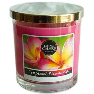 CANDLE LITE Living Colours TROPICAL PLUMERIA 141 g