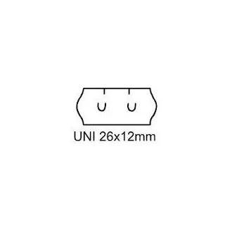 Naljepnice univerzalne 26x12mm bijele boje