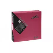 Salvete papirnate INFIBRA 2vrs. 33x33cm bordo 50kom