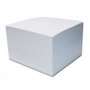 Blok kocka 8,5x8,5x4cm bijela neljepljena