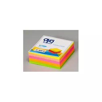 Blok kocka 9x9cm lijepljena neonska boja 400 listova Blok kocka 9x9cm lijepljena neonska boja 400 listova