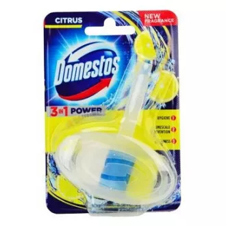 Domestos WC blok 3u1 Power citrus zavjesa 40g Domestos WC blok 3u1 Power citrus zavjesa 40g