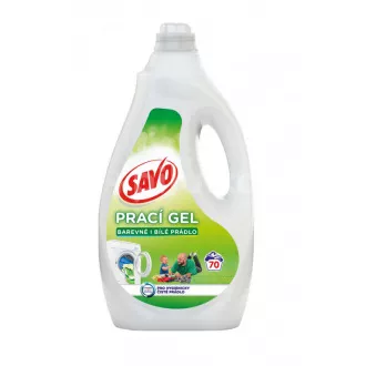 Savo univerzalni gel za pranje rublja bez klora, 70 pranja, 3,5 l Savo univerzalni gel za pranje rublja bez klora, 70 pranja, 3,5 l
