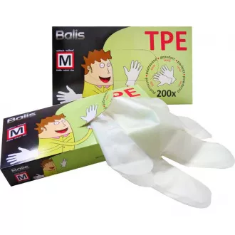 Jednokratne TPE rukavice veličine M bijele 200kom Jednokratne TPE rukavice veličine M bijele 200kom