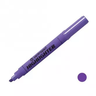 Highlighter Centropen 8552 ljubičasti klinasti vrh 1-4,6 mm
