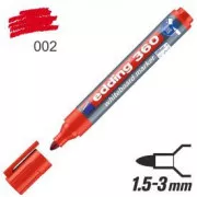 Marker Edding 360 na bijeloj ploči crveni okrugli vrh 1,5-3 mm