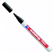 Marker Edding 751 lakirani crni cilindrični vrh 1-2mm