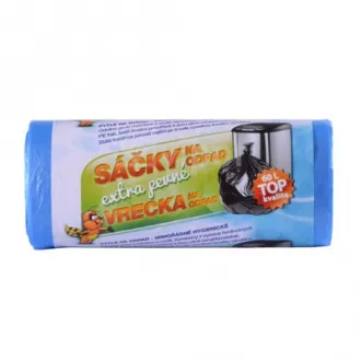 Vreće za smeće HDPE 60x70cm 60L plave 30kom u roli ekstra jake