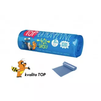 Vreće za otpad HDPE 40L plave 30kom rola ekstra jaka