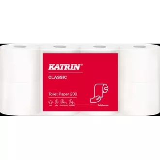 Toaletni papir Katrin 2vrs bijeli 23,4m 200 komada 8 kom / prodaje se samo nakon pakiranja Toaletni papir Katrin 2vrs bijeli 23,4m 200 komada 8 kom / prodaje se samo nakon pakiranja