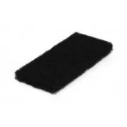 Pravokutna podloga za ruke 11x25cm crna