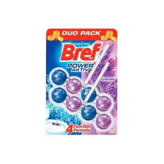 Bref Power Aktiv WC kugla šarka Lavanda 2x50g