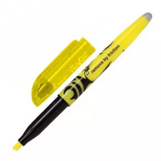 Highlighter Pilot Frixion koji se može prepisivati, žuti klinasti vrh 1-3,3 mm