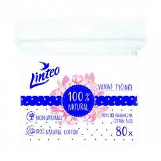 Pamučni štapići eco Linteo 80 kom zip