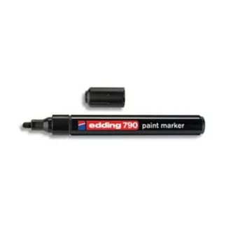 Marker Edding 790 lakirani crni cilindrični vrh 2-3 mm Marker Edding 790 lakirani crni cilindrični vrh 2-3 mm