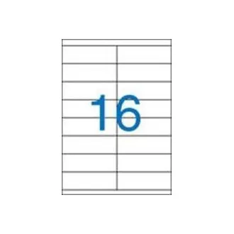 Etikete 105x37mm 2 reda 16 etiketa po listu 100 listova Victoria