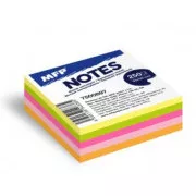 Samoljepljivi blok 50x50mm 5 neonskih boja 5x50 listova MFP