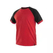 Majica kratkih rukava OLIVER, crveno-crna, veličina 4XL