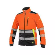 Bluza upozorenja CXS BENSON, muška, narančasto-crna, vel.54