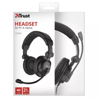 TRUST slušalice COMO HEADSET ZA PC I LAPTOP TRUST slušalice COMO HEADSET ZA PC I LAPTOP