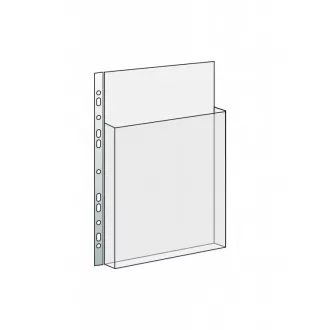 Navlaka 237x305x0.7mm za kataloge džep do 2/3 prozirna euro vješalica 10kom Navlaka 237x305x0.7mm za kataloge džep do 2/3 prozirna euro vješalica 10kom