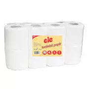 Toaletni papir Ele 3vrs. bijela 100% celuloza 8 kom / prodaje se pakirano