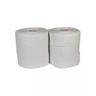 Toaletni papir Jumbo 280mm Gigant L 2 sloja. 65% izbijeljena bobina 260m 6 kom / prodaje se u pakiranju Toaletni papir Jumbo 280mm Gigant L 2 sloja. 65% izbijeljena bobina 260m 6 kom / prodaje se u pakiranju
