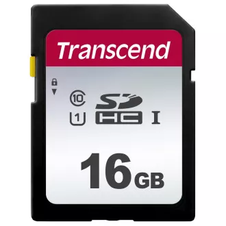 TRANSCEND SDHC kartica 16 GB 300S, UHS-I U1 (P: 95 / W: 45 MB / s)