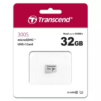 TRANSCEND MicroSDHC kartica 32GB 300S, UHS-I U1, bez adaptera