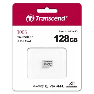 TRANSCEND MicroSDXC kartica 128GB 300S, UHS-I U3 V30, bez adaptera