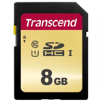TRANSCEND SDHC kartica 8 GB 500S, UHS-I U1 (P: 95 / W: 60 MB / s) TRANSCEND SDHC kartica 8 GB 500S, UHS-I U1 (P: 95 / W: 60 MB / s)