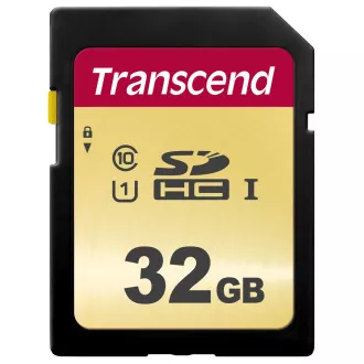 TRANSCEND SDHC kartica 32 GB 500S, UHS-I U1 (P: 95 / W: 60 MB / s)