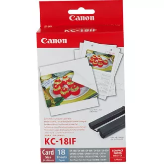 Canon KC18IF naljepnica 54x86 18 kom za termo sublimacijski printer