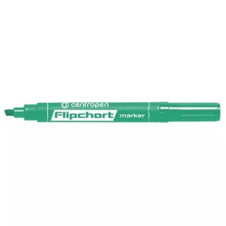 Marker Centropen 8560 za Flipchart zeleni klinasti vrh 1-4,6 mm Marker Centropen 8560 za Flipchart zeleni klinasti vrh 1-4,6 mm