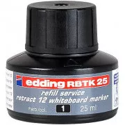 Edding BTK25 crna tinta 25ml za markere za bijele ploče