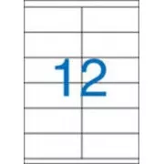 Etikete 105x48mm 2 reda 12 etiketa po listu 100 listova Victoria