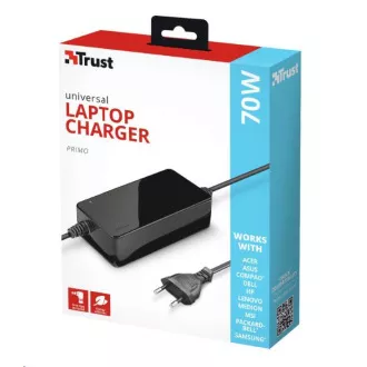 TRUST univerzalni adapter za napajanje Primo 70W-19V punjač za prijenosna računala