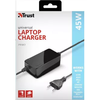 TRUST univerzalni adapter za napajanje za 45W Primo punjač za prijenosna računala