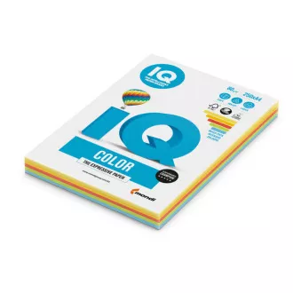 Kserografski papir IQ A4 / 80g mix 5x50 listova intenzivne boje Kserografski papir IQ A4 / 80g mix 5x50 listova intenzivne boje