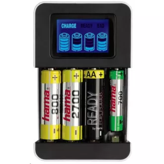 Hama punjač Delta LCD Premium za AA / AAA