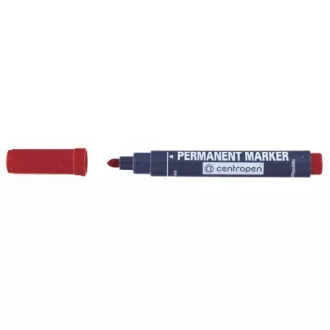 Marker Centropen 8510 trajni crveni cilindrični vrh 2,5 mm