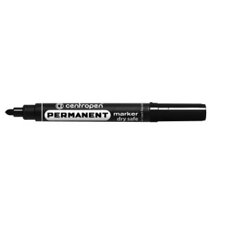 Marker Centropen 8510 trajni crni cilindrični vrh 2,5 mm Marker Centropen 8510 trajni crni cilindrični vrh 2,5 mm