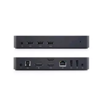 DELL USB 3.0 Ultra HD trostruka video priključna stanica D3100 - replikator portova DELL USB 3.0 Ultra HD trostruka video priključna stanica D3100 - replikator portova