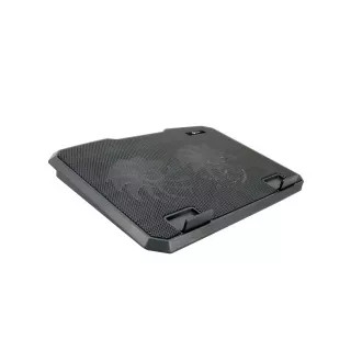 C-TECH rashladna podloga ispod NTB CLP-140, 15, 6 ", 2x 140 mm, 2x USB, plavo pozadinsko osvjetljenje