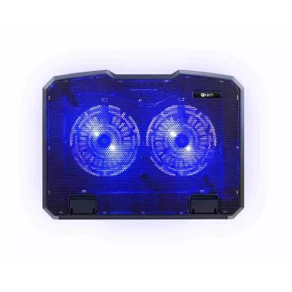 C-TECH rashladna podloga ispod NTB CLP-140, 15, 6 ", 2x 140 mm, 2x USB, plavo pozadinsko osvjetljenje