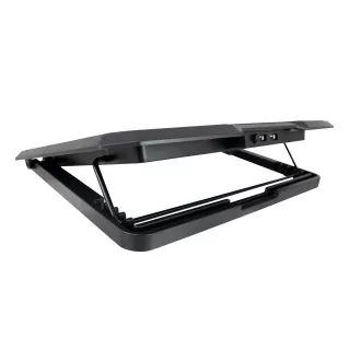 C-TECH rashladna podloga ispod NTB CLP-140, 15, 6 ", 2x 140 mm, 2x USB, plavo pozadinsko osvjetljenje