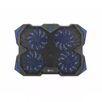 C-TECH rashladna podloga ispod NTB Zefyrosa (GCP-01B), casual gaming, 17, 3", plavo pozadinsko osvjetljenje, kontrola brzine C-TECH rashladna podloga ispod NTB Zefyrosa (GCP-01B), casual gaming, 17, 3", plavo pozadinsko osvjetljenje, kontrola brzine