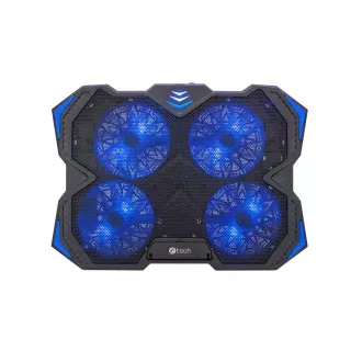 C-TECH rashladna podloga ispod NTB Zefyrosa (GCP-01B), casual gaming, 17, 3", plavo pozadinsko osvjetljenje, kontrola brzine C-TECH rashladna podloga ispod NTB Zefyrosa (GCP-01B), casual gaming, 17, 3", plavo pozadinsko osvjetljenje, kontrola brzine