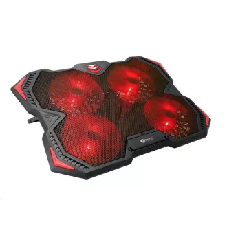 C-TECH rashladna podloga ispod NTB Zefyros (GCP-01R), casual gaming, 17, 3", crveno pozadinsko osvjetljenje, kontrola brzine